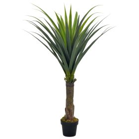 vidaXL Artificial Plant Yucca Tree with Pot Green 57.1"