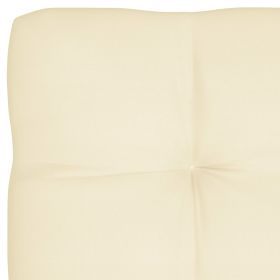 vidaXL Pallet Sofa Cushions 7 pcs Cream