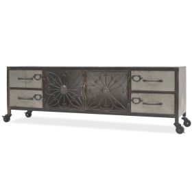 TV Cabinet 47.2"x11.8"x15.7" Silver