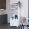 Bar Cabinet Taholah, Living Room, White