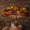 Canvas Wall Print Set Whiskey and Cigar 79" x 39"