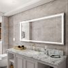 72-in W x 36-in H LED Lighted Rectangular Fog Free Frameless Bathroom Vanity Mirror