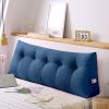 SOGA 120cm Blue Triangular Wedge Bed Pillow Headboard Backrest Bedside Tatami Cushion Home Decor