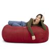 Jaxx 4 ft Lounger Bean Bag, Cherry