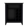 Bar Cabinet Castle, Living Room, Black