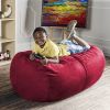 Jaxx 4 ft Lounger Bean Bag, Cherry