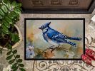 Blue Jay Doormat Front Door Mat Indoor Outdoor Rugs for Entryway, Non Slip Washable Low Pile, 24H X 36W