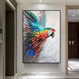 Handmade Oil Painting Canvas Wall Art Decoration Modern Animal Home Entryway Living Room Bedroom Luxurious Decoration Painting (Style: 03, size: 50x70cm)