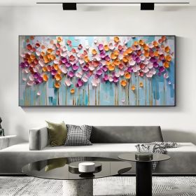 Hand Painted Abstract Colorful Oil Painting on Canvas Large Original Textured Wall Art Boho Wall Decor Minimalist Living Room Home Decor (Style: 01, size: 100x200cm)