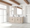 84" Bathroom Vanity with Double Sink, Modern Bathroom Vanity Set with Soft-Close Cabinet and 9 Drawers