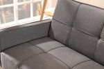 New Arrival Factory Gray Sofa Bed in Living Room Multi-function Leisure Sleeper Couch