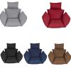 Grey/red/black/blue/brown egg chair cushions, hanging basket chair cushions with pillows, soft outdoor swing cushions