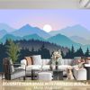 Large Silk Wall Murals, Cloud Wallpaper, 155in(W) x103in(H). Brings Luxury and Elegance to Interior Spaces. Perfect for Kids' Room, Living Room