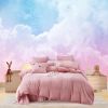 Large Silk Wall Murals, Cloud Wallpaper, 155in(W) x103in(H). Brings Luxury and Elegance to Interior Spaces. Perfect for Kids' Room, Living Room