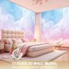 Large Silk Wall Murals, Cloud Wallpaper, 155in(W) x103in(H). Brings Luxury and Elegance to Interior Spaces. Perfect for Kids' Room, Living Room